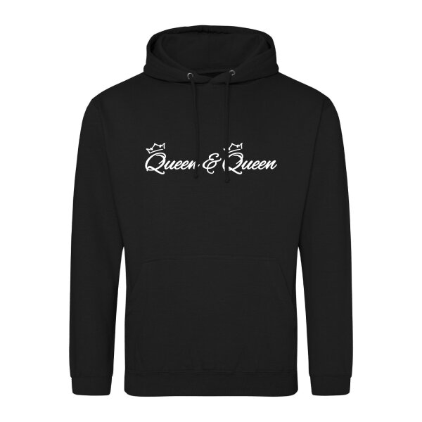 Unisex Hoodie Queen & Queen Krone Größe S-3XL