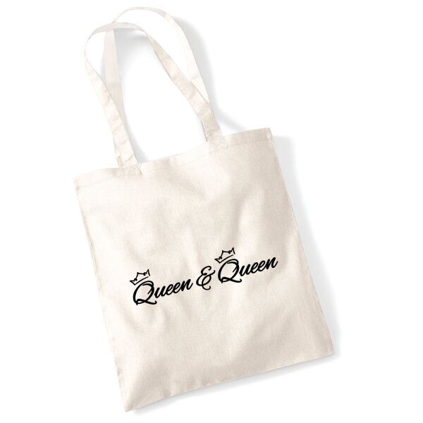 Jutebeutel Queen & Queen Krone 10 Liter