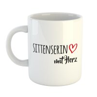 Kaffeetasse Sittenserin Weiß 330ml