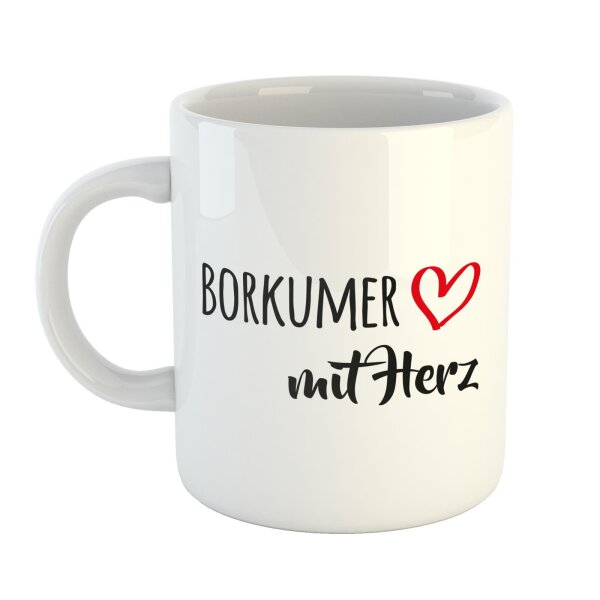 Kaffeetasse Borkumer Weiß 330ml