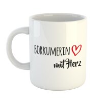 Kaffeetasse Borkumerin Weiß 330ml