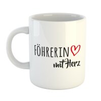 Kaffeetasse Föhrerin Weiß 330ml