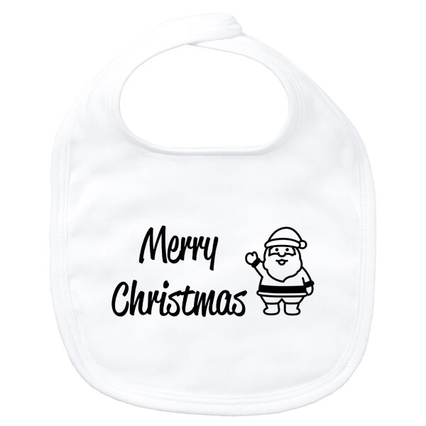 Baby Lätzchen Merry Christmas Weihnachtsmann