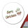 Aufkleber Merry Christmas Weihnachtsmann 10cm Sticker