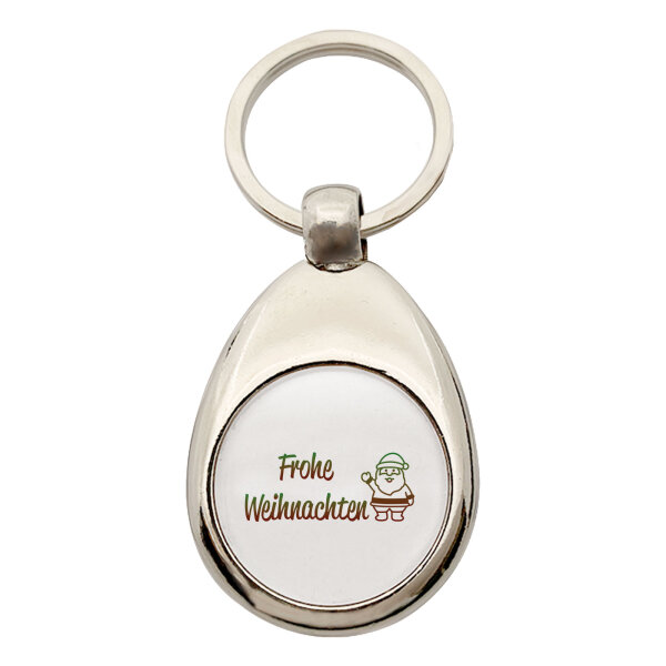 Schlüsselanhänger Frohe Weihnachten Weihnachtsmann