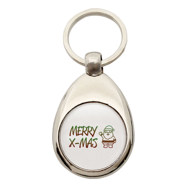 Schlüsselanhänger Merry X-Mas Weihnachtsmann