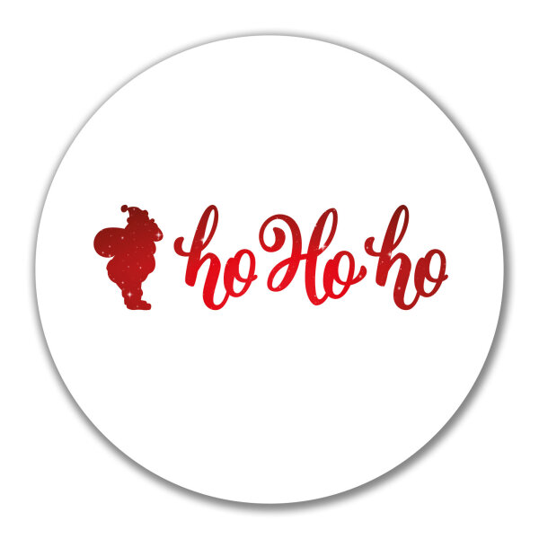 Aufkleber Santa Claus Ho Ho Ho 10cm Sticker