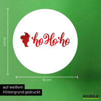 Aufkleber Santa Claus Ho Ho Ho 10cm Sticker
