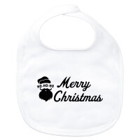 Baby Lätzchen Ho Ho Ho Santa Merry Christmas Klettverschluss