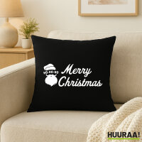 Kissen Ho Ho Ho Santa Merry Christmas 40x40cm