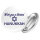 Button Wish blessed Hanukka Schriftzug