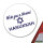Aufkleber Wish blessed Hanukka Schriftzug 10cm Sticker