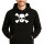 Unisex Hoodie Pirat Totenschädel Größe S-3XL