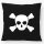 Kissen Pirat Totenschädel 40x40cm