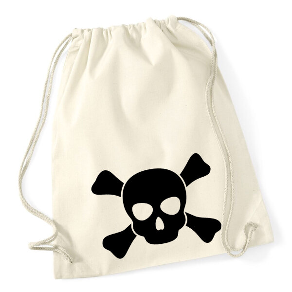 Turnbeutel Pirat Totenschädel 12 Liter