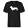 Herren T-Shirt Dackel Silhouette Größe S-3XL