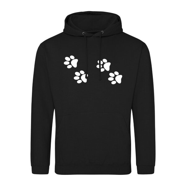Unisex Hoodie Fußtapsen Tapsen Größe S-3XL