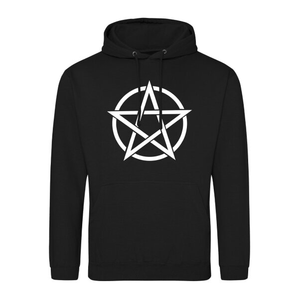 Unisex Hoodie Pentagramm Drudenfuß Größe S-3XL