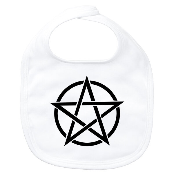 Baby Lätzchen Pentagramm Drudenfuß