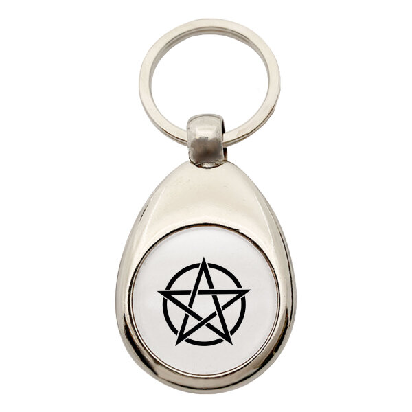 Schlüsselanhänger Pentagramm Drudenfuß