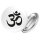 Button Om Symbol