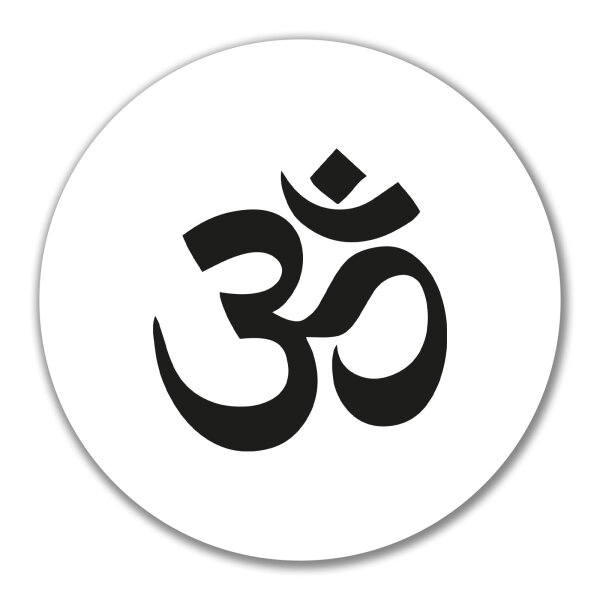 Aufkleber Om Symbol 10cm Sticker