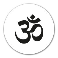 Aufkleber Om Symbol 10cm Sticker