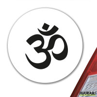 Aufkleber Om Symbol 10cm Sticker