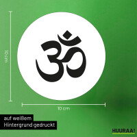 Aufkleber Om Symbol 10cm Sticker
