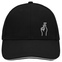 Cappy Mütze K-Pop Fingerherz Zeichen