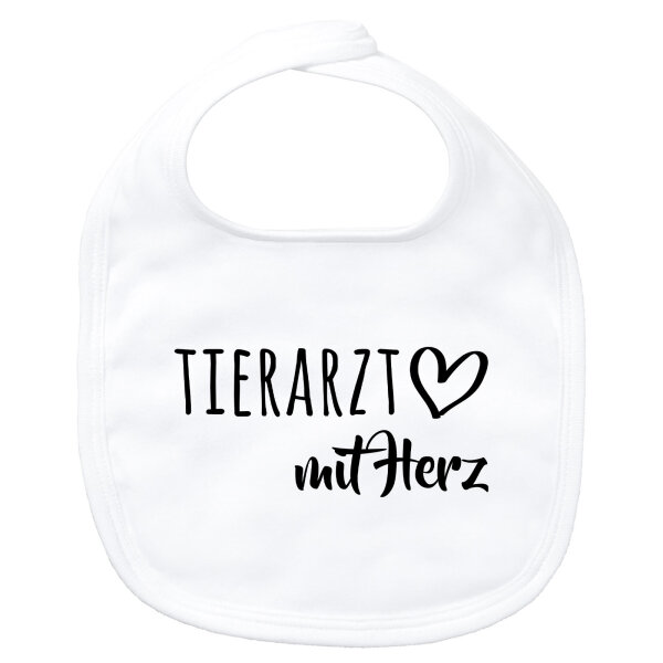 Baby Lätzchen Tierarzt mit Herz