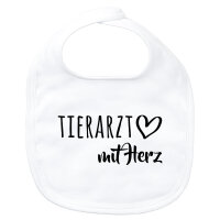 Baby Lätzchen Tierarzt mit Herz