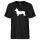 Herren T-Shirt Welsh Corgi Pembroke Silhouette Größe S-3XL