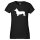 Damen T-Shirt Welsh Corgi Pembroke Silhouette Größe XS-XXL