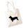 Jutebeutel Welsh Corgi Pembroke Silhouette 10 Liter