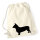 Turnbeutel Welsh Corgi Pembroke Silhouette 12 Liter