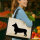Jutetasche Welsh Corgi Pembroke Silhouette 21 Liter Black