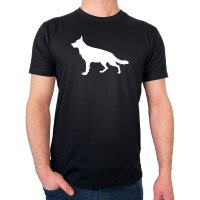 Herren T-Shirt Deutscher Schäferhund Silhouette...