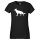 Damen T-Shirt Deutscher Schäferhund Silhouette Größe XS-XXL