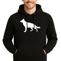 Unisex Hoodie Deutscher Schäferhund Silhouette...