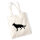 Jutebeutel Deutscher Schäferhund Silhouette 10 Liter