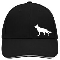 Cappy Mütze Deutscher Schäferhund Silhouette