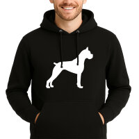 Unisex Hoodie Deutscher Boxer Silhouette Größe...