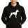 Unisex Hoodie Deutscher Boxer Silhouette Größe S-3XL