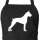 Schürze Deutscher Boxer Silhouette
