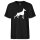 Herren T-Shirt Dobermann Silhouette Größe S-3XL