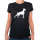 Damen T-Shirt Dobermann Silhouette Größe XS-XXL