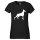 Damen T-Shirt Dobermann Silhouette Größe XS-XXL