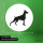 Aufkleber Dobermann Silhouette 10cm Sticker