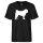 Herren T-Shirt Mops Silhouette Größe S-3XL